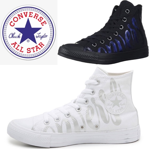 🆕⭐️ Chuck Taylor AS Logo Print Hi Top Trainer WHT - Picture 15 of 15